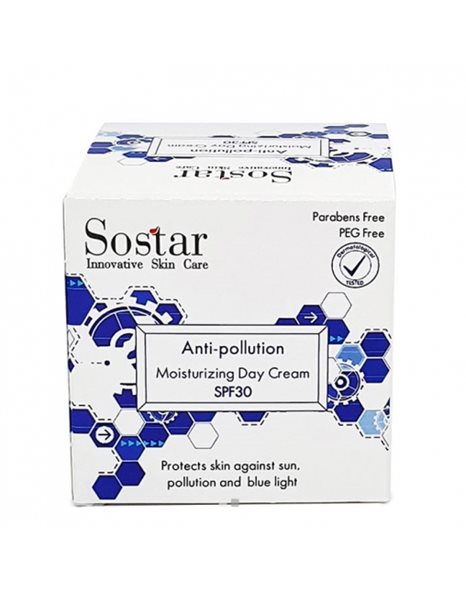 Sostar Anti-Pollution Κρέμα Ημέρας SPF30 50ml
