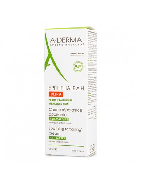 A-Derma Epitheliale A.H Ultra Soothing Repairing Cream Καταπραϋντική Επανορθωτική Κρέμα Για Πρόσωπο - Σώμα 100ml