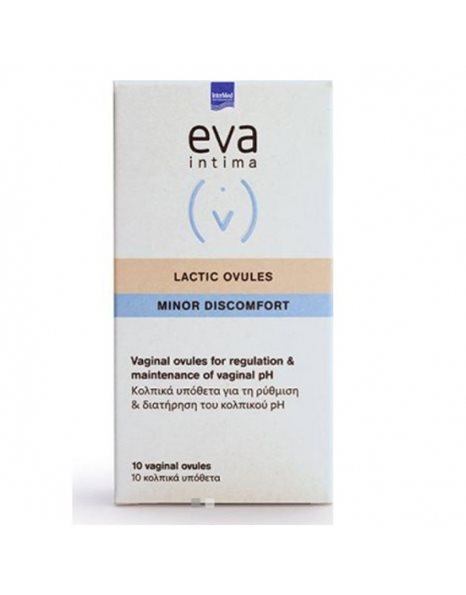 Intermed Eva Intima Lactic Ovules Minor Discomfort 10τμχ