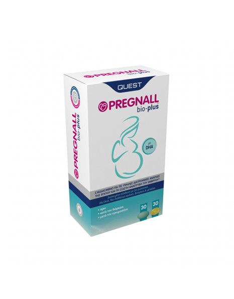Quest Pregnall Bio Plus 30 κάψουλες & 30 ταμπλέτες