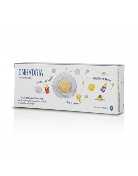 ENHYDRIA EPSILON HEALTH 6sticks 15ml (γευση cola-λεμονι,απο 3 ετων)