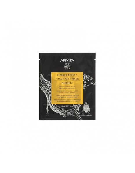 Apivita Express Beauty Mastic Tissue Face Mask Firming & Lifting Effect 15ml