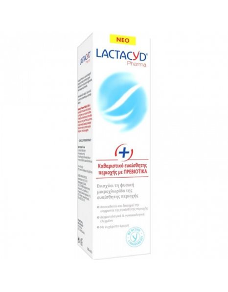 Lactacyd Pharma Prebiotic Plus Καθαριστικό Ευαίσθητης Περιοχής με Πρεβιοτικά 250ml.