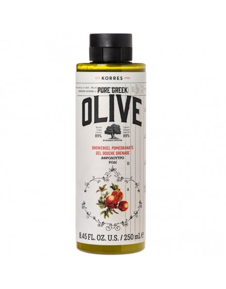 Korres Pure Greek Olive Shower Gel Pomegranate 250ml