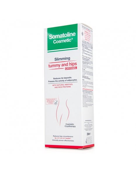 Somatoline Cosmetic Cryogel Express Κρέμα Αδυνατίσματος για Κοιλιά & Γοφούς 250ml