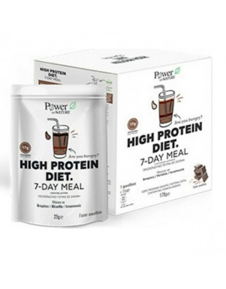 POWER HEALTH High Protein Diet 7 Day Meal - Συμπλήρωμα Διατροφής Πρωτεϊνούχο σε Σκόνη, 175gr