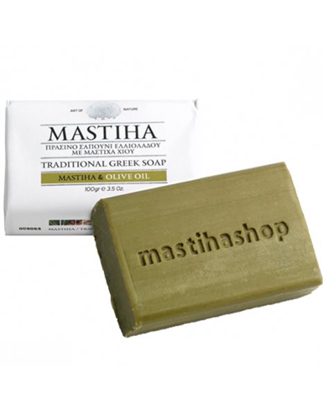 MASTIHA Πράσινο Σαπούνι Με Ελαιόλαδο & Μαστίχα Χίου,100gr