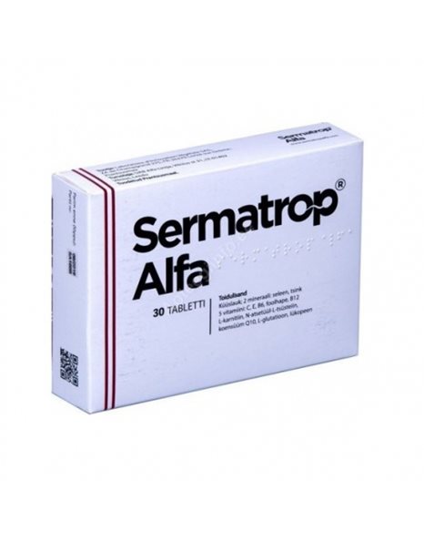 Sermatrop Alfa για Ανδρική Γονιμότητα 30 ταμπλέτες