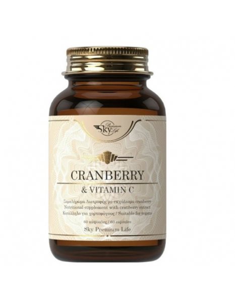 Sky Premium Life Cranberry & Vitamin C 60 κάψουλες