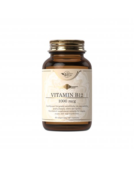 Sky Premium Life Vitamin B12, Συμπλήρωμα Διατροφής Με Βιταμίνη Β12, 60caps