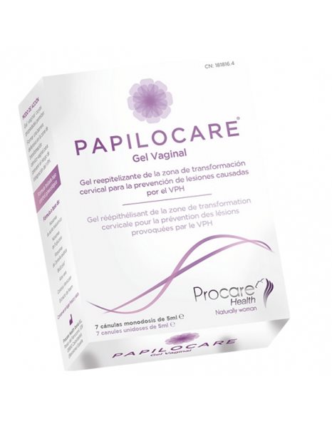 Procare Procare Papilocare Vaginal Gel Κολπική Γέλη, 7x5ml