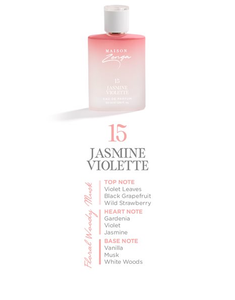 Isabelle Dupont MAISON ZENGA Eau De Perfume for Women-JASMINE VIOLETTE- No 15, 50ml