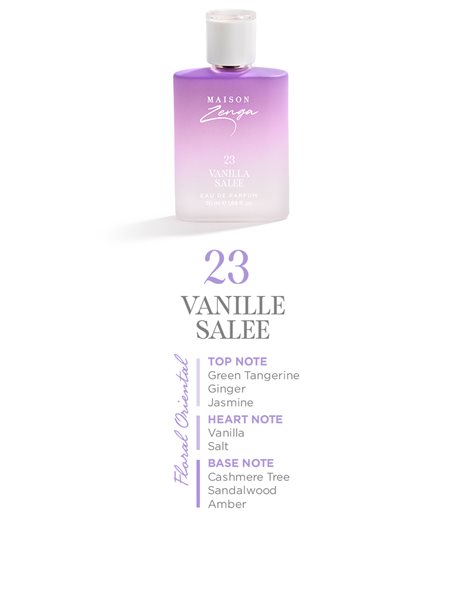 Isabelle Dupont MAISON ZENGA Eau De Perfume for Women-VANILLE SALEE- No23  50ml