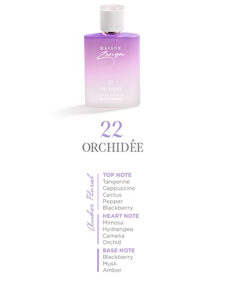 Isabelle Dupont MAISON ZENGA Eau De Perfume for Women-ORCHIDEE-No22 50ml