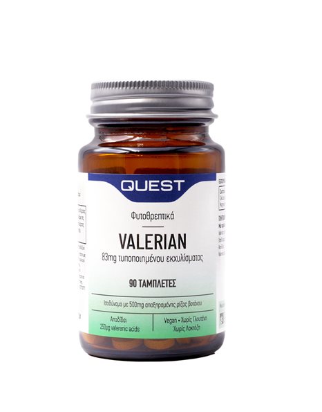 Quest Naturapharma Valerian 500mg extract 83mg 90 ταμπλέτες