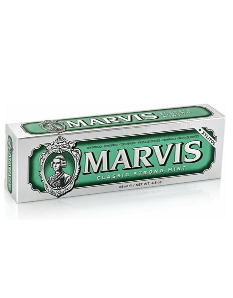 Marvis Classic Strong Mint + Xylitol Λεύκανση & Δροσερή Αναπνοή 85ml