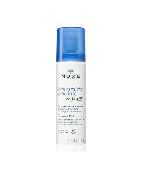 Nuxe Creme Fraiche en Brume Mist 24ωρης Ενυδάτωσης για Όλους τους Τύπους Επιδερμίδας, 50ml