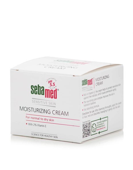 Sebamed Moisturizing Cream pH 5.5 Κρέμα Ημέρας και Νύχτας για Ξηρή και Αφυδατωμένη Επιδερμίδα 75ml