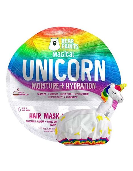 Bear Fruits Magical Unicorn Μάσκα Μαλλιών Για Φυσική Υγρασία & Ενυδάτωση 20ml + Σκουφάκι Μονόκερος