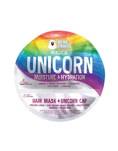 Bear Fruits Magical Unicorn Μάσκα Μαλλιών Για Φυσική Υγρασία & Ενυδάτωση 20ml + Σκουφάκι Μονόκερος