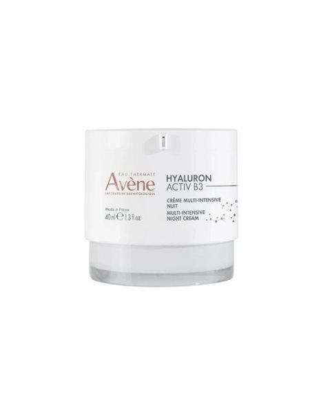 Avene Hyaluron Activ B3 Κρέμα Προσώπου Νυκτός με Υαλουρονικό Οξύ για Ενυδάτωση & Αντιγήρανση 40ml