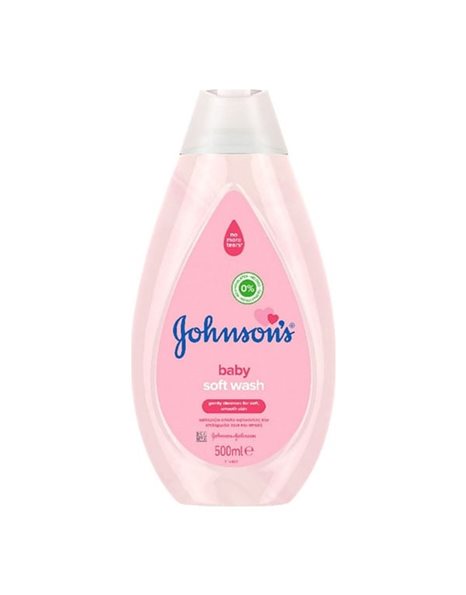 Johnsons Baby Soft Wash Αφρόλουτρο για Νεογέννητα Μωρά, 500ml