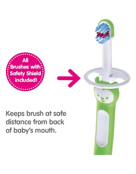Mam Baby's Brush Βρεφική Οδοντόβουρτσα 6+ Μηνών Ροζ 606 1τμχ