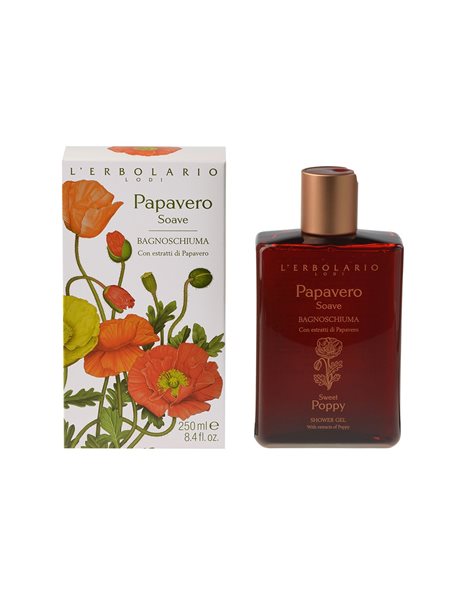 L' Erbolario Papavero Soave Αφρόλουτρο σε Gel Πέταλα παπαρούνας & Γιασεμί 250ml