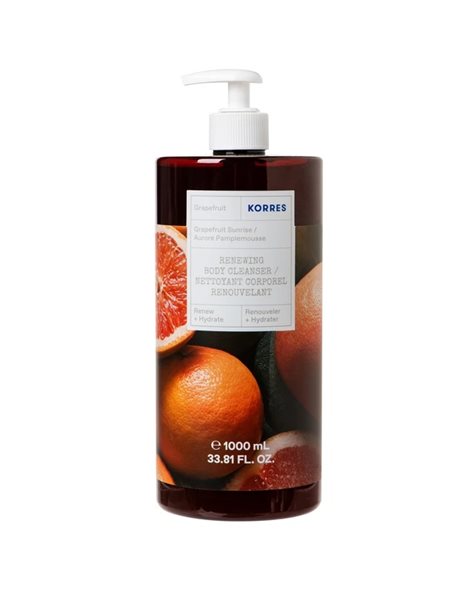 Korres Grapefruit Body Cleanser, Αφρόλουτρο Με Γκρεΐπφρουτ 1lt.