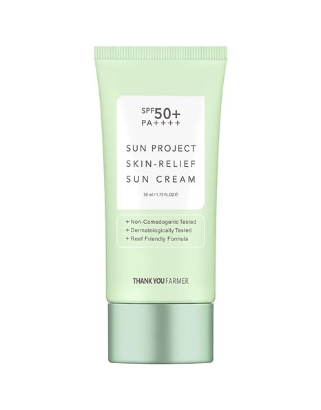 Thank You Farmer Sun Project Skin Relief Αντηλιακή Κρέμα Προσώπου SPF50 50ml