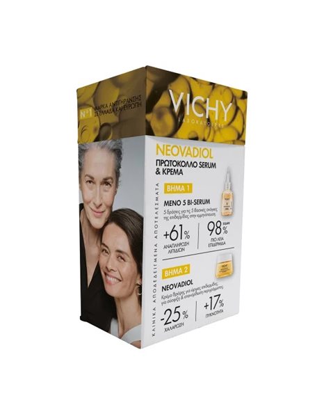 Vichy Neovadiol Meno 5 BI-Serum 30ml Promo Box & Δώρο Neovadiol Κρέμα Ημέρας Θρέψης 15ml