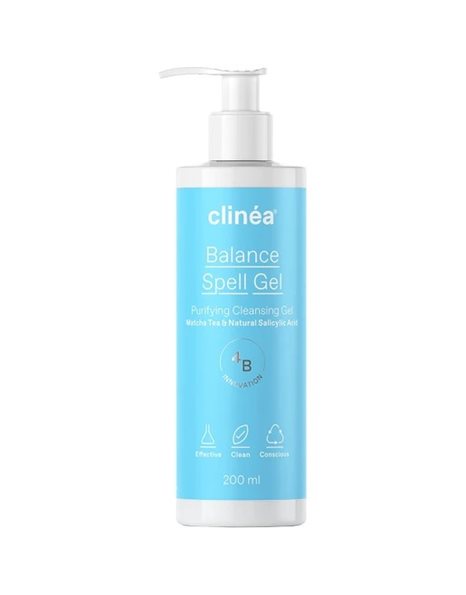 Clinea Balance Spell Gel Purifying Cleansing Gel Καθαριστικό Τζελ Προσώπου 200 ml