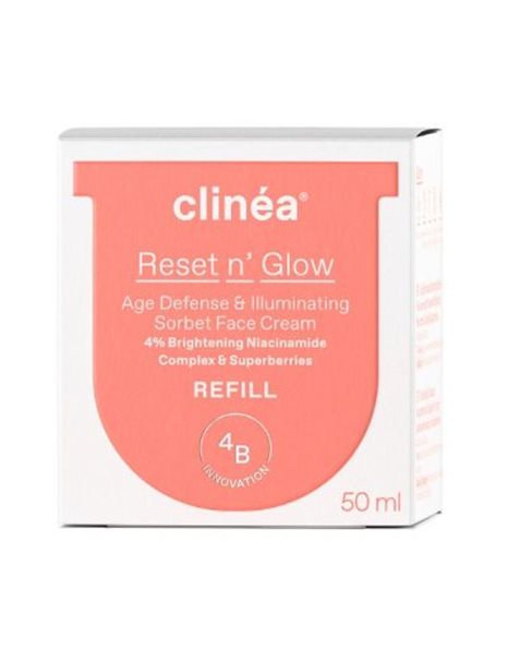Clinéa Reset n' Glow - Sorbet Refill, Κρέμα Προσώπου Αντιγήρανσης και Λάμψης - Ανταλλακτικό 50ml.