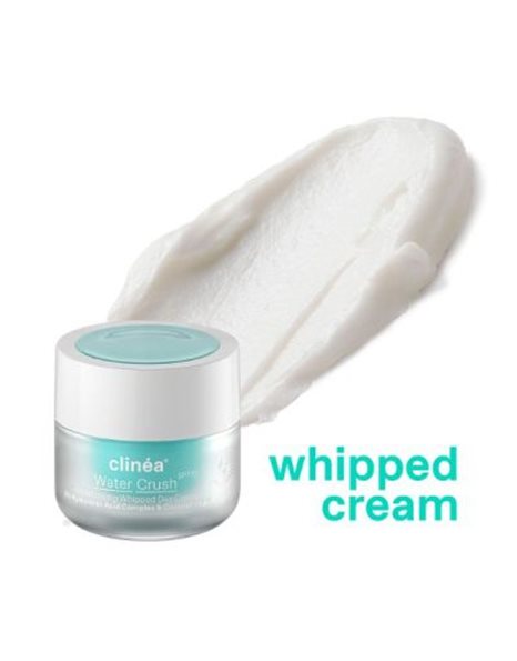 Clinea Water Crush Moisturizing Whipped Day Cream SPF15 Ενυδατική Κρέμα Ημέρας 50 ml