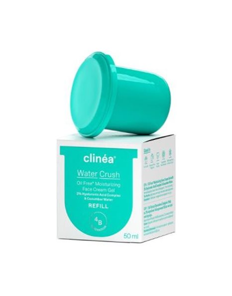 Clinéa Water Crush Refill Ενυδατική Κρέμα-Gel Προσώπου Ελαφριάς Υφής - Ανταλλακτικό 50ml.