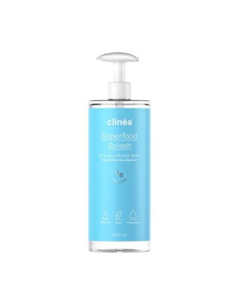 Clinea Superfood Splash Cleansing Micellar Water Νερό Καθαρισμού για Ευαίσθητες Επιδερμίδες 400 ml