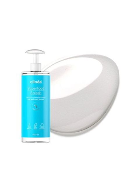 Clinea Superfood Splash Cleansing Micellar Water Νερό Καθαρισμού για Ευαίσθητες Επιδερμίδες 400 ml