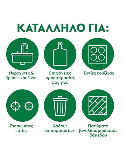 Dettol Μαντηλάκια Καθαρισμού Γενικής Χρήσης με Απολυμαντική Δράση 30 τμχ