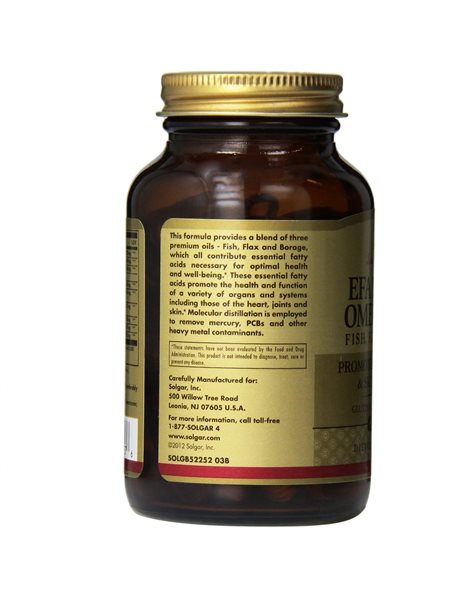 SOLGAR - Omega 3-6-9 Συμπλήρωμα Διατροφής Με Λιπαρά Οξέα 60 Μαλακές Κάψουλες