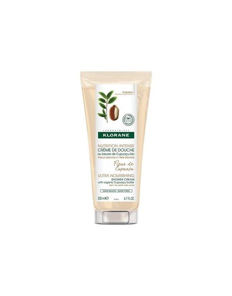 Klorane Creme de Douche Fleur de Cupuacu  Κρεμώδες Αφρόλουτρο με Άνθος Cupuacu, 200ml