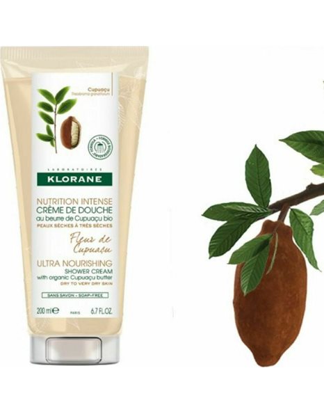 Klorane Creme de Douche Fleur de Cupuacu  Κρεμώδες Αφρόλουτρο με Άνθος Cupuacu, 200ml