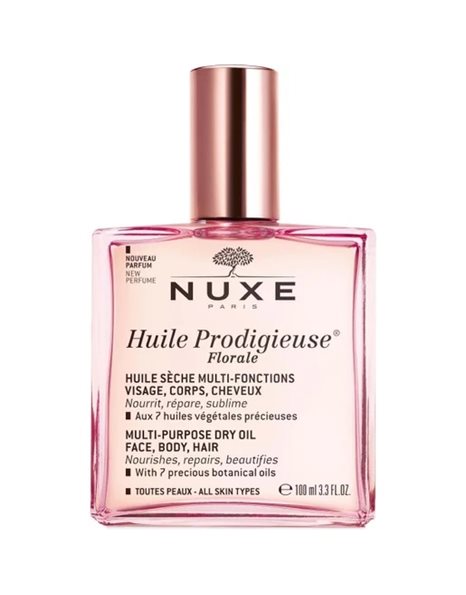 Nuxe Huile Prodigieuse Florale, Ξηρό Ενυδατικό Λάδι Για Πρόσωπο, Σώμα & Μαλλιά 100ml