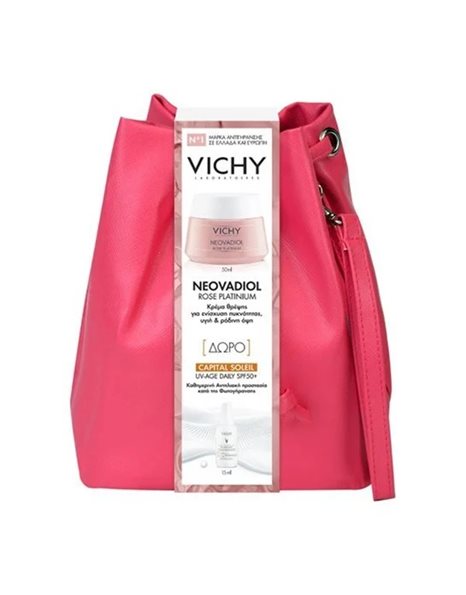 Vichy Promo Neovadiol Rose Platinum Κρέμα Θρέψης 50ml & Δώρο Capital Soleil UV-Age Daily SPF50+ 15ml
