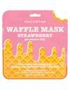 Kocostar Waffle Face Mask Strawberry Εμποτισμένη Μάσκα Προσώπου για Καθαρισμό & Λάμψη 1τμχ