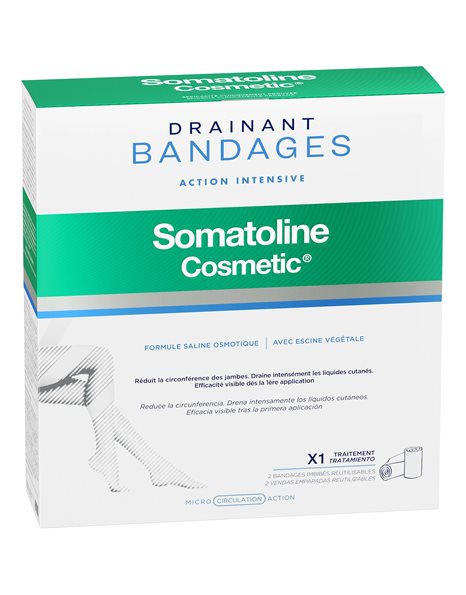 Somatoline Cosmetic Επίδεσμοι Αποσυμφόρησης Ποδιών 2 τμχ