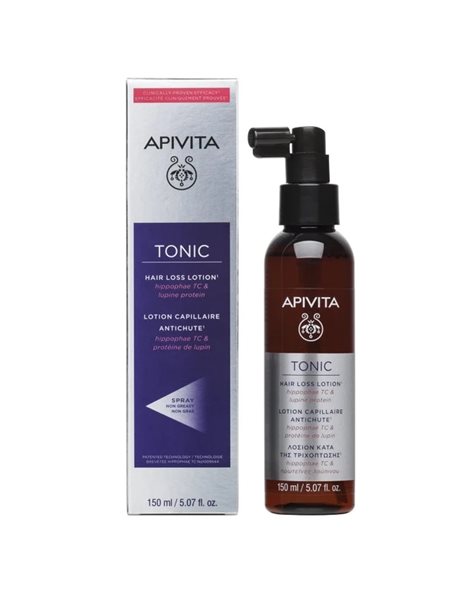 Apivita Hair Loss Lotion, Λοσιόν Kατά της Tριχόπτωσης με Hippophae TC & Πρωτεΐνες Λούπινου 150ml