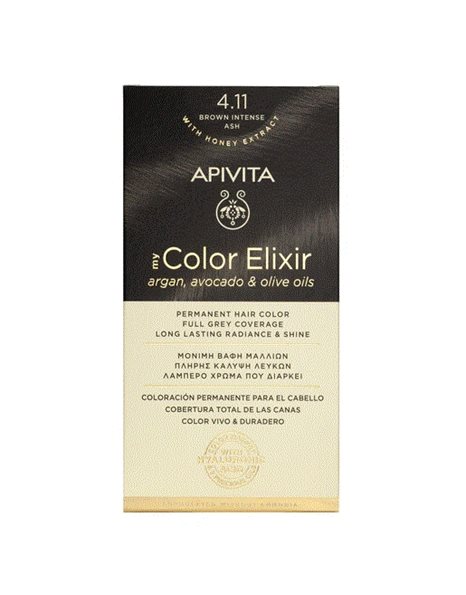 Apivita My Color Elixir 4.11 Καστανό Έντονο 125ml