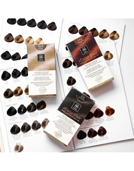 APIVITA My Color Elixir Μόνιμη Βαφή Μαλλιών Νο 1.0 Μαύρο
