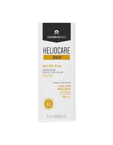 Heliocare 360 Gel Oil Free SPF50 Αντηλιακό Gel Προσώπου Πολύ Υψηλής Προστασίας 50ml
