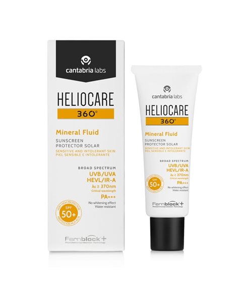 Heliocare 360 Mineral Fluid Αντηλιακή Κρέμα Προσώπου SPF50+ 50ml